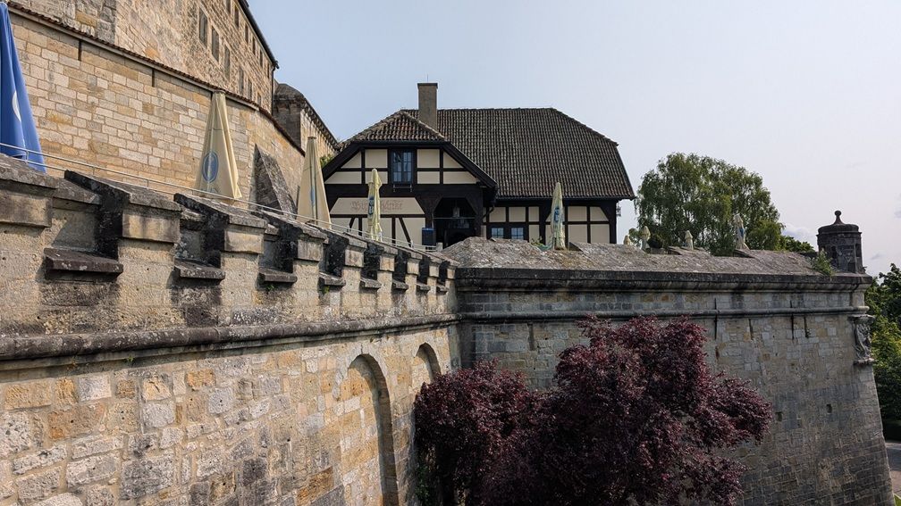 Außenansicht der Burgschänke Veste Coburg